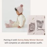 Konny Baby Fluffy Cozy Fleece Winter Booties for Infant (Beige) - Image 6